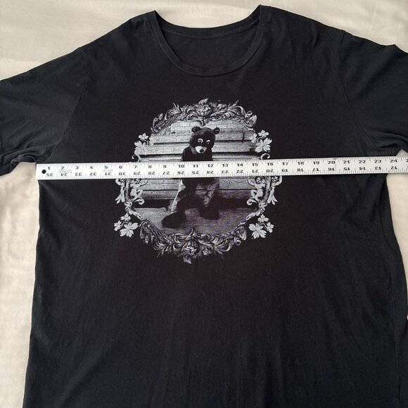 Kanye West Graduation Album (Dropout Bear) Black Graphic Tee. - Picture 3 of 4